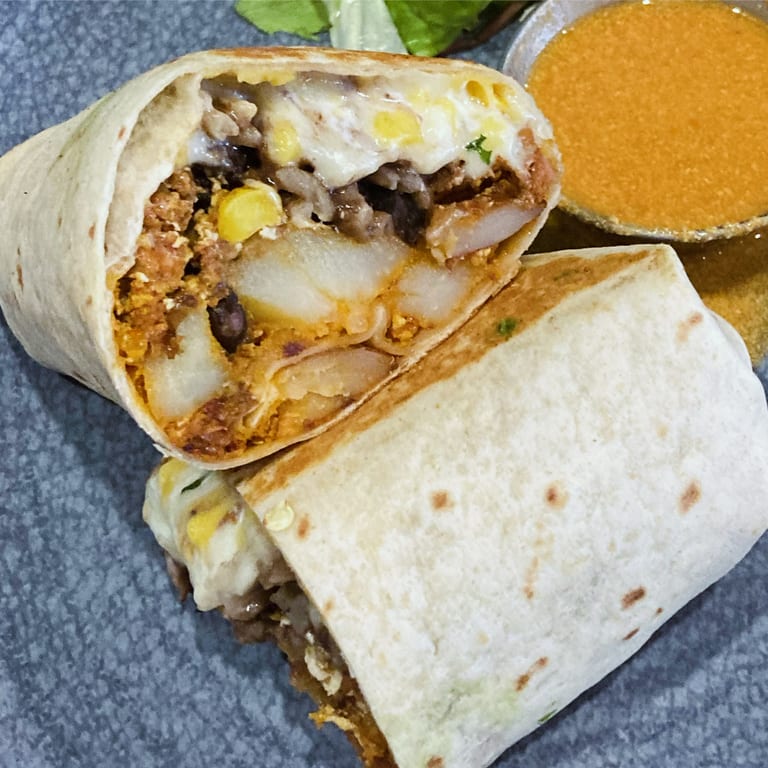 Delicious Breakfast Burrito