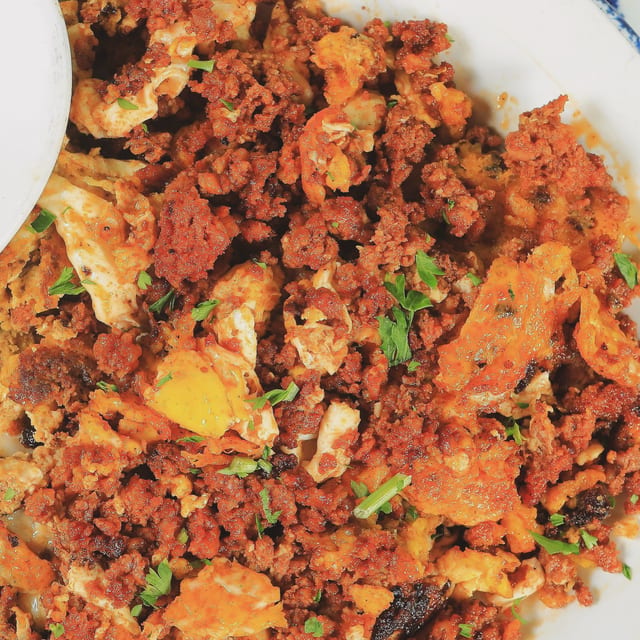 Huevos Con Chorizo.